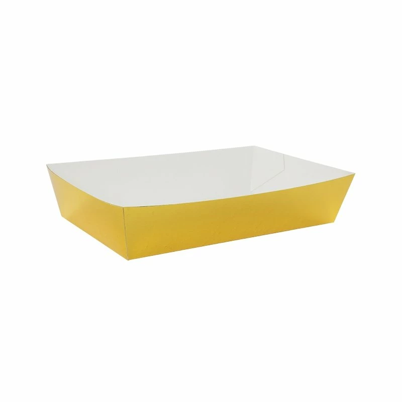Party Animal Direct LUNCH TRAY METALLIC GOLD 10PK