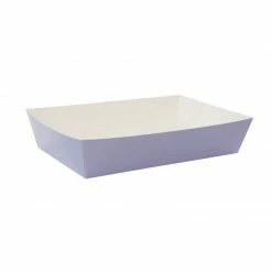 Party Animal Direct Paper Partyware FS LUNCH TRAY PASTEL LILAC 10PK