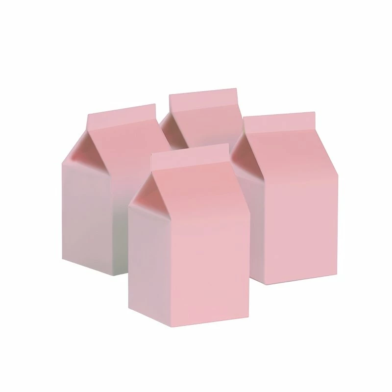 Party Animal Direct FS MILK BOX CLASSIC PINK 10PK Paper Partyware