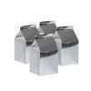 Party Animal Direct MILK BOX METALLIC SILVER 10PK Transformers