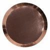 Party Animal Direct PAPER RND BANQUET PLATE 10.5" MET ROSE GOLD 10PK