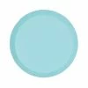 Party Animal Direct FS PAPER ROUND SNACK PLATE 7" PASTEL BLUE 10PK Paper Partyware