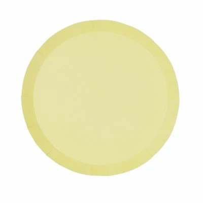 Party Animal Direct Yellow Snack Plates 10 Pack Paper Partyware