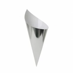 Party Animal Direct FS PAPER SNACK CONE METALLIC SILVER 10PK