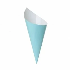 Party Animal Direct FS PAPER SNACK CONE PASTEL BLUE 10PK Paper Partyware