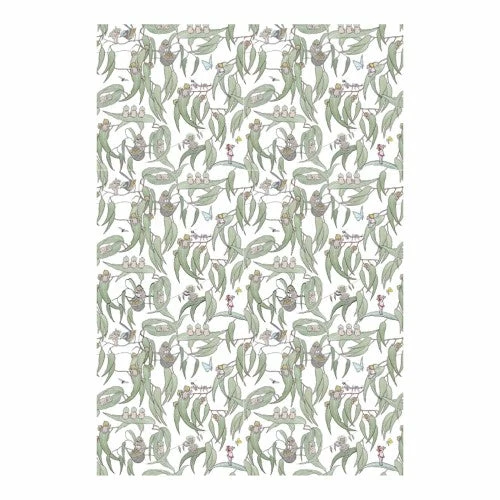 Party Animal Direct May Gibbs Paper Tablecover - Gumnut Leaf May Gibbs Gumnut Babies