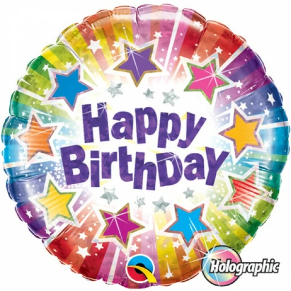 Party Animal Direct HAPPY BIRTHDAY Standard Star