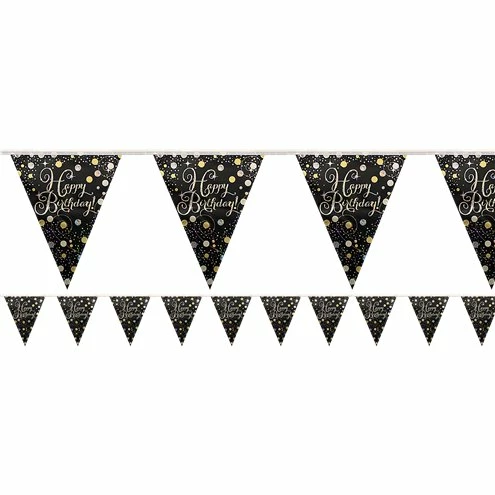 Party Animal Direct Birthdays Sparkling Celebration Happy Birthday Bunting Banner