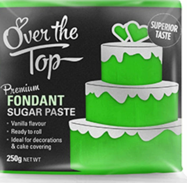 Party Animal Direct Over The Top Grass Green Fondant 250g