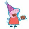 Party Animal Direct Peppa Pig & Chocolate Cake Supershape Foil