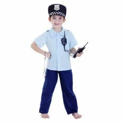 Party Animal Direct Kids Costumes DELUXE POLICEMAN BOY COSTUME - LARGE