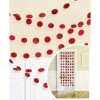 Party Animal Direct 6 DOT GARLAND - RED