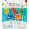 Party Animal Direct Dinosaur Party Dinosaur Candles