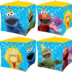 Party Animal Direct Sesame Street Cube Balloon
