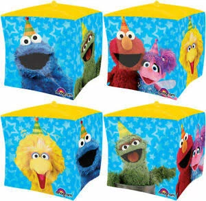 Party Animal Direct Sesame Street Cube Balloon