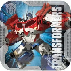 Party Animal Direct Transformer Party Plates Dinner