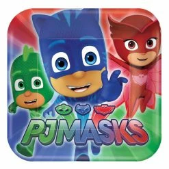 Party Animal Direct Pj Mask Snack Plates PJ Masks