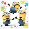 Party Animal Direct Despicable Me Snack Size Serviettes Minions