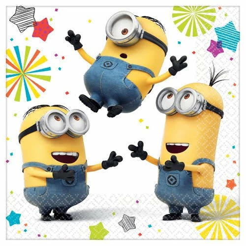 Party Animal Direct Despicable Me Snack Size Serviettes Minions