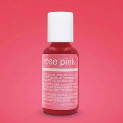 Party Animal Direct Cake Making Supplies Rose Pink Liquid Colour 0.7oz