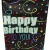 Party Animal Direct Happy Birthday Brilliant Birthday Plastic Table Cover Multicolour
