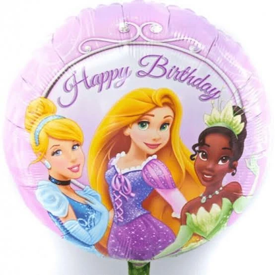 Party Animal Direct Princess Happy Birthday Foil