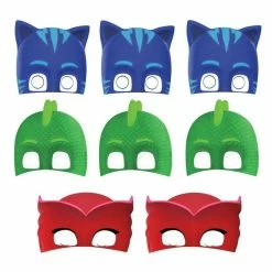 Party Animal Direct Pack Of 8 PJ Masks Party Masks