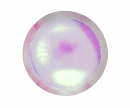 Five Star FS PAPER ROUND SNACK PLATE 7" IRIDESCENT 10PK