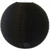 Party Animal Direct BLACK PAPER LANTERN 25.4CM