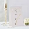 Ginger Ray GOLD FOILED TENT CARD TABLE NUMBERS