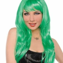 Party Animal Direct Costumes Green Glamorous Wig