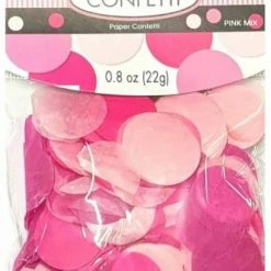 Party Animal Direct Pink Mix Paper Confetti Scatters 22gms Pk 1