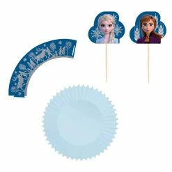 Party Animal Direct FROZEN 2 GLITTER CUPCAKE KIT (PACK OF 24)