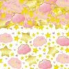 Party Animal Direct Baby Shower Oh Baby Girl Metallic Gold & Pink Decorating Confetti