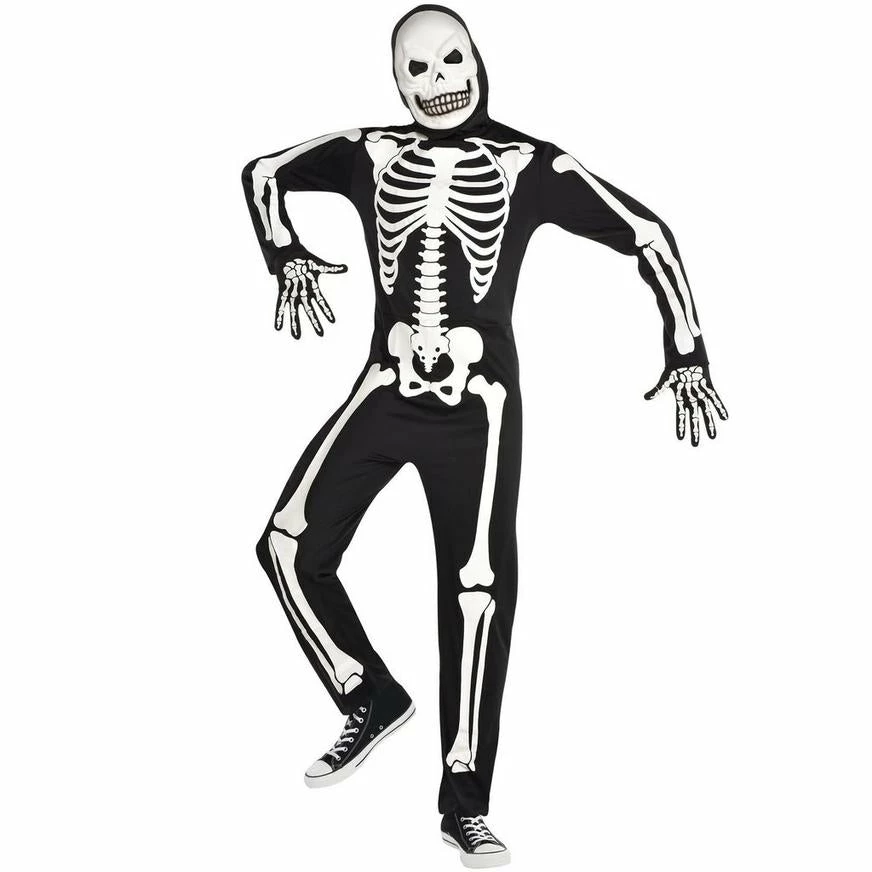 Party Animal Direct ADULT GLOW IN THE DARK X-RAY SKELETON COSTUME - STANDARD