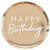 Party Animal Direct Mix It Up Gold Foiled Happy Birthday Plates