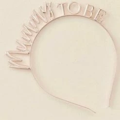Party Animal Direct ROSE GOLD MUMMY TO BE HEADBAND Baby Shower