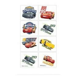 Party Animal Direct Cars 3 Tattoos Party Favours Disney Cars