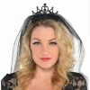 Party Animal Direct Dark Side Veiled Tiara