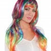 Party Animal Direct Glamorous Rainbow Wig Wigs
