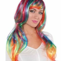 Party Animal Direct Glamorous Rainbow Wig Wigs