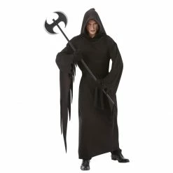Party Animal Direct ADULT BLACK TERROR ROBE