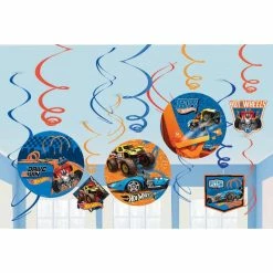 Party Animal Direct 12 Pack Hot Wheels Wild Racer Swirl Value Pack