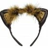 Party Animal Direct Costume Accessories FAUX LEATHER CAT EARS HEADBAND