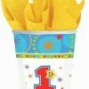 Party Animal Direct One-derful Birthday Boy Paper Cups - 8pk 1st Birthday