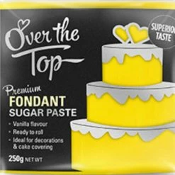 Party Animal Direct Over The Top Sun Yellow Fondant 250g