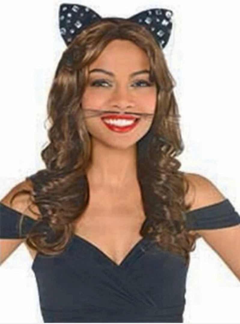 Party Animal Direct BLACK ANIMAL WHISKERS