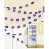 Party Animal Direct 6 DOT GARLAND - PURPLE