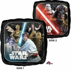 Party Animal Direct Printed Foil Balloons Star Wars Standard Foil Balloon