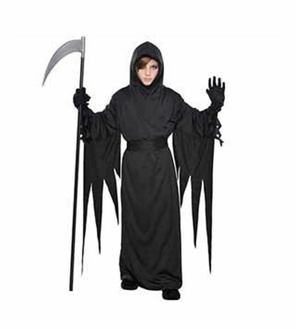 Party Animal Direct KIDS BLACK TERROR ROBE - STANDARD Kids Costumes